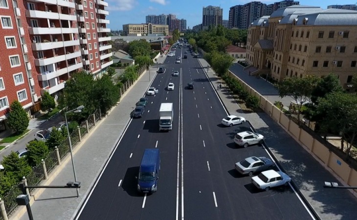 Paytaxtın Əliyar Əliyev küçəsi yenidən qurulub