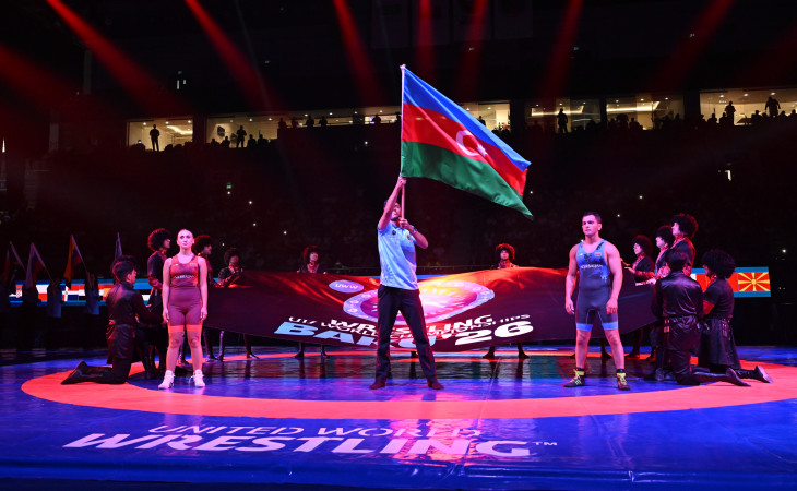 Bakıda güləş üzrə U-17 dünya çempionatının açılış mərasimi keçirilib