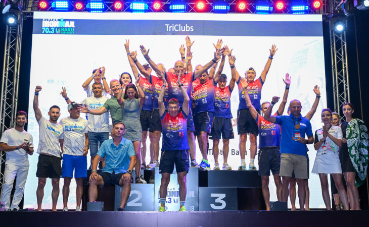 Bakıda keçirilən “IRONMAN 70.3” triatlon yarışının qalibləri mükafatlandırılıb