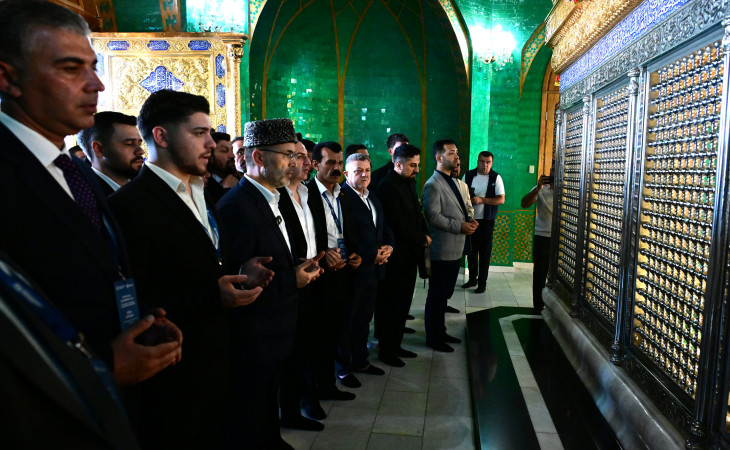 Türkiyə, Gürcüstan və İraqdan olan din xadimləri Bibiheybət məscidini və Zəfər abidəsini ziyarət ediblər