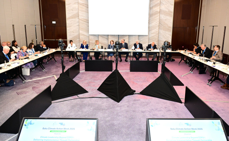 “Bakı İqlim Fəaliyyəti Həftəsi 2026” çərçivəsində qlobal iqlim liderliyinin inkişafı müzakirə olunub