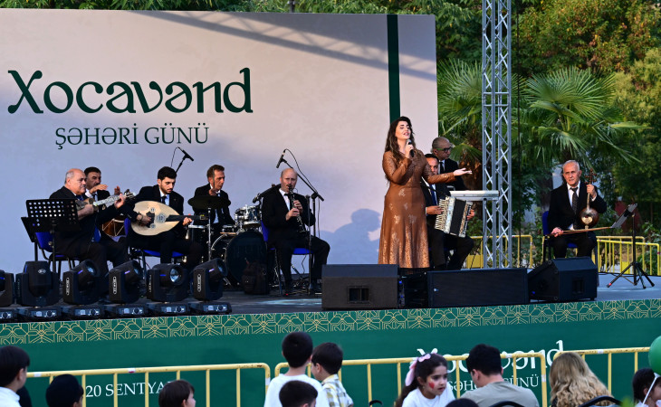 Xocavənddə ilk dəfə keçirilən Şəhər Günü bayram konserti ilə davam edib