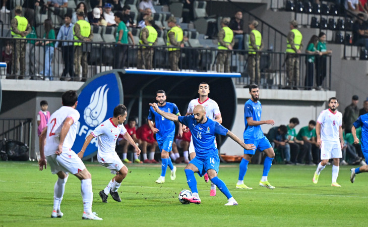 Futbol üzrə Azərbaycan milli komandası yoldaşlıq oyununda qalib gəlib