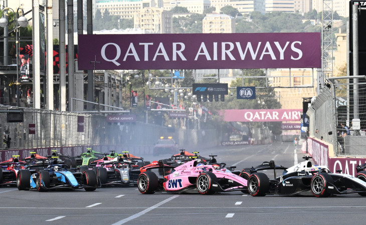 Formula 2: Sprint yarışı start götürüb