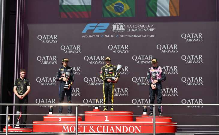 Formula 2 Azərbaycan Qran-Prisinin qalibi mükafatlandırılıb