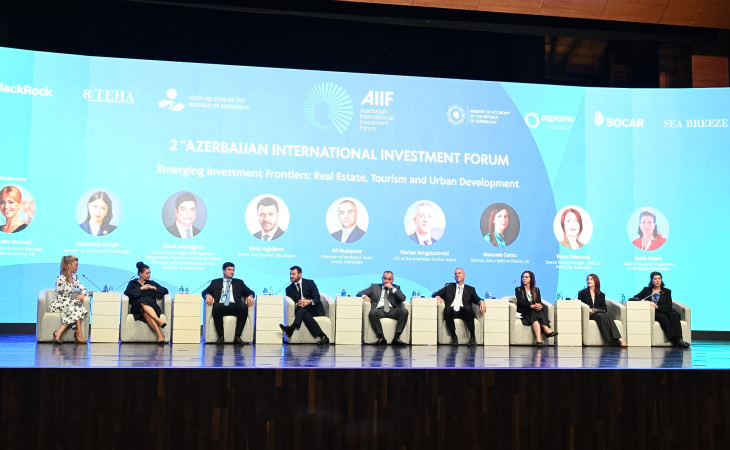 Daşınmaz əmlak, turizm və şəhər inkişafı üzrə investisiya imkanlarına dair müzakirələr aparılıb - panel sessiya