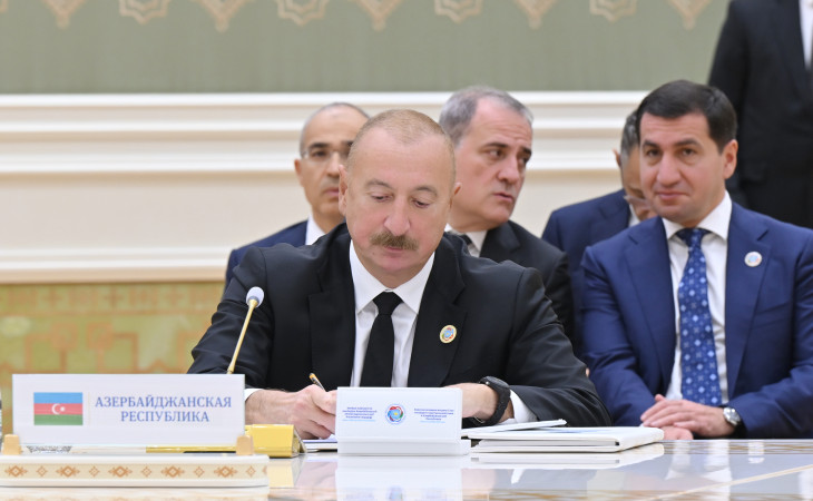 Türkmənbaşı şəhərində sənədlərin imzalanması mərasimi olub
