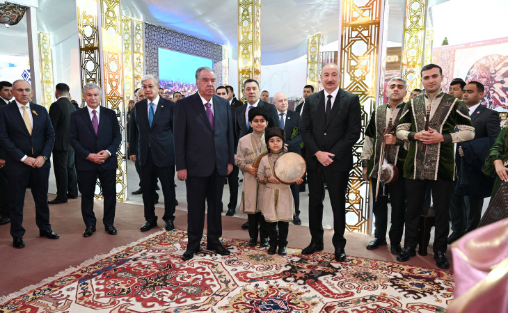 Prezident İlham Əliyev MDB Ölkələrinin Milli Kulinariya Festivalı ilə tanış olub, rəsmi qəbulda iştirak edib