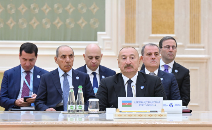 Türkmənbaşı şəhərində MDB Dövlət Başçıları Şurasının geniş tərkibdə iclası keçirilib