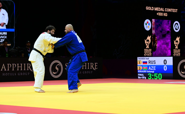 Uşanqi Kokauri dünya çempionatında gümüş medal qazanıb