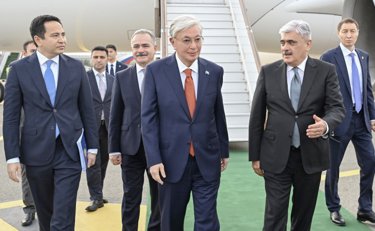 Qazaxıstan Prezidentinin Azərbaycana səfəri başlayıb