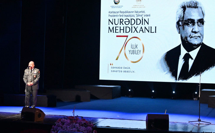 Xalq artisti Nurəddin Mehdixanlının 70 illik yubileyi qeyd olunub