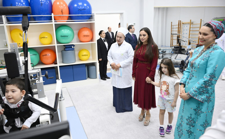 Leyla Aliyeva visits Children’s Health and Rehabilitation Center in Arkadag city