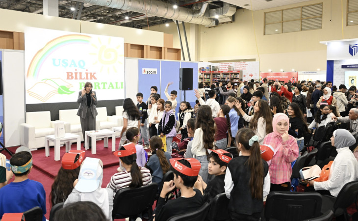 XII Bakı Beynəlxalq Kitab Sərgisində AZƏRTAC-ın Uşaq Bilik Portalının təqdimatı olub 