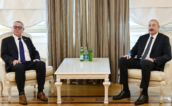 Prezident İlham Əliyev BMT-nin Terrorçuluqla Mübarizə İdarəsinin nümayəndəsi Aleksandr Zuyevi qəbul edib