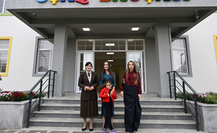 Şamaxının Göylər kəndində körpələr evi-uşaq bağçası istifadəyə verilib