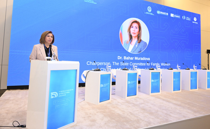 Mədəniyyətlərarası Dialoq Forumunda qadınların və qızların imkanlarının genişləndirilməsi müzakirə olunur