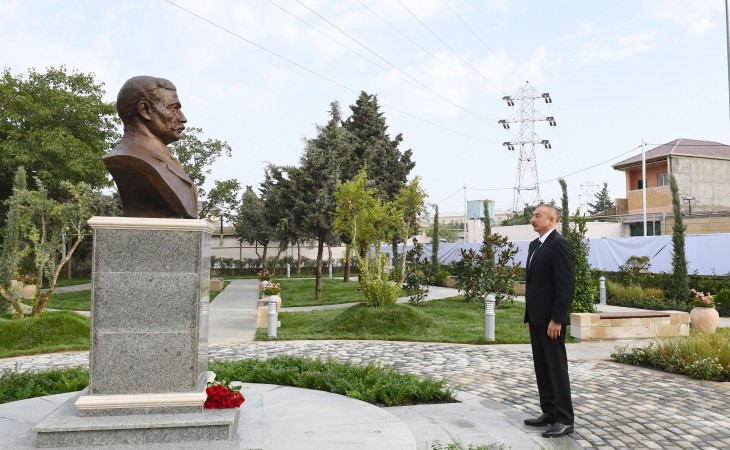 Park named after Murtuza Mukhtarov opened in Amirjan settlement, Baku President Ilham Aliyev viewed conditions created in the park