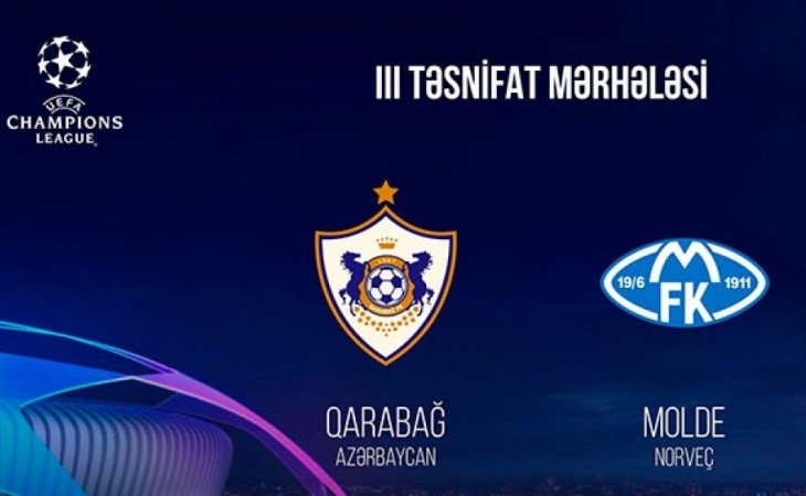 “Qarabağ” bu gün Norveçin “Molde” komandası ilə qarşılaşacaq
