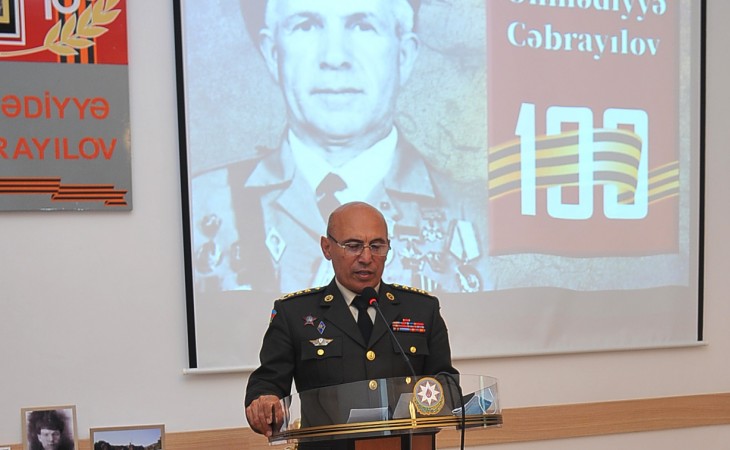 Azərbaycan Hərb Tarixi Muzeyində əfsanəvi partizan Əhmədiyyə Cəbrayılovun 100 illik yubileyi münasibətilə tədbir keçirilib