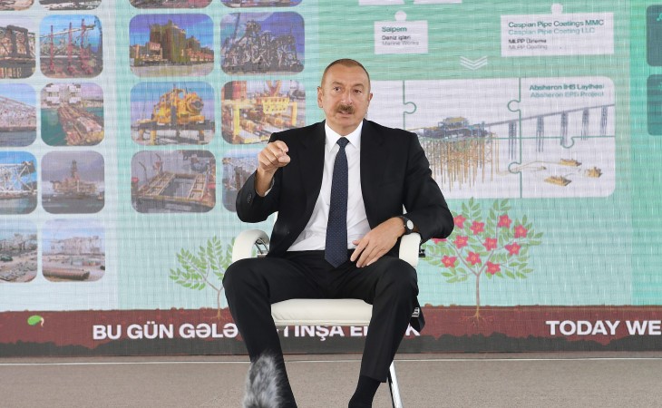 Prezident İlham Əliyev: İşğal edilmiş torpaqlara haradansa insan gətirib qanunsuz məskunlaşdırmaq cinayətdir