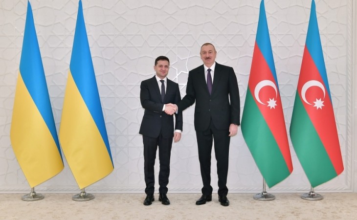 Ukrainian President Volodymyr Zelensky phoned President Ilham Aliyev