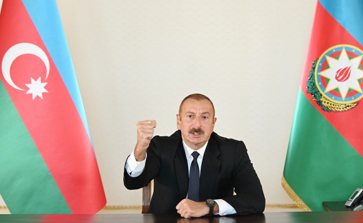 President Ilham Aliyev appealed to people