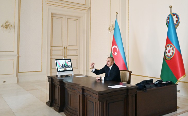 Prezident İlham Əliyev: Ermənistanın Azərbaycana qarşı davam edən işğalçılıq siyasəti onun faşist mahiyyətini bütün dünyaya göstərir