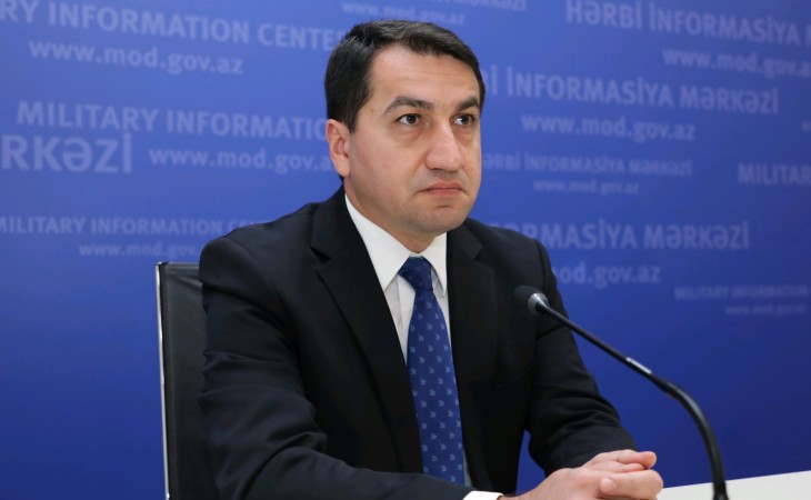 Hikmət Hacıyev: Azərbaycan Ordusu fəaliyyətini Cenevrə Konvensiyasına uyğun həyata keçirir