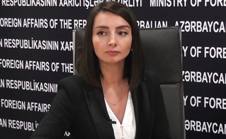 Leyla Abdullayeva: Biz beynəlxalq ictimaiyyəti Ermənistan rəsmisinin irqçi və şovinist açıqlamasını pisləməyə çağırırıq