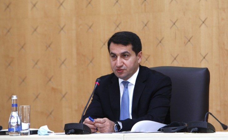 Hikmət Hacıyev: Beynəlxalq ictimaiyyət Ermənistanı işğala son qoymağa çağırmalıdır