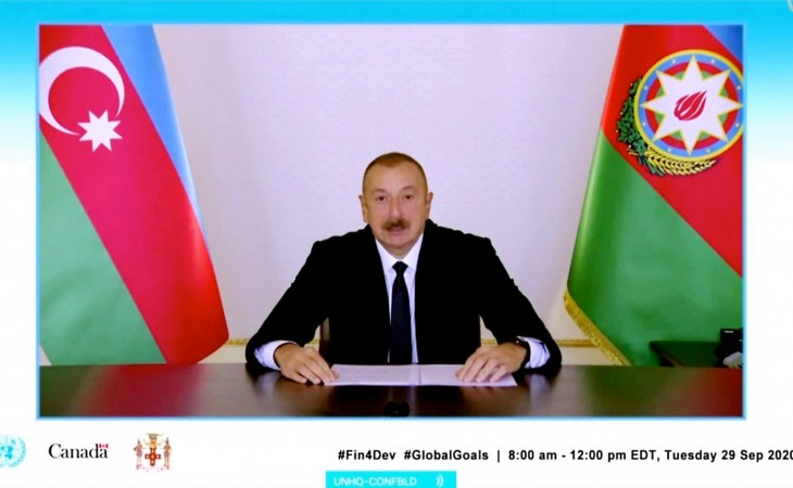 Prezident İlham Əliyev: Son 15 ildə Azərbaycan 120-yə yaxın ölkəyə maliyyə və humanitar yardımı göstərib
