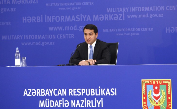 Hikmət Hacıyev: Bu gün Azərbaycanda ümummilli həmrəylik hökm sürür