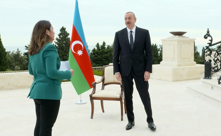 Prezident: Qoy Dağlıq Qarabağa öz müqəddəratını təyinetmə vermək istəyən ölkələr öz torpaqlarının bir hissəsini oradakı ermənilərə versinlər
