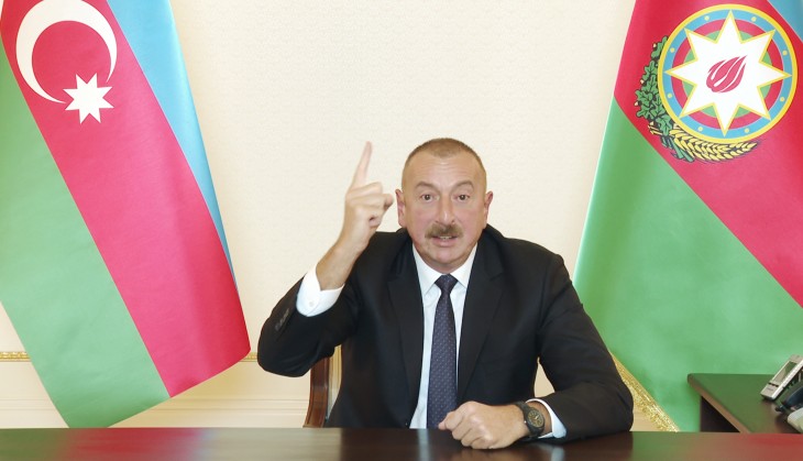 Президент Ильхам Алиев: Считаю, что решение должно быть достигнуто путем переговоров, однако переговоры должны иметь содержание