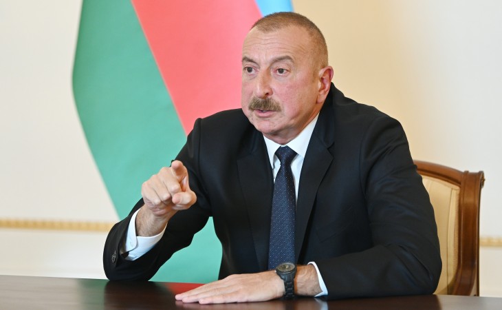 Президент Ильхам Алиев: Мы что, должны вести переговоры с армянскими палачами, наносящими удар по истории азербайджанского народа?