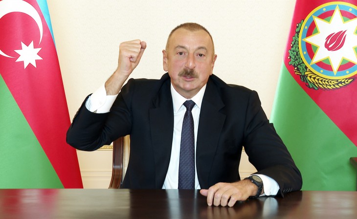 Президент Ильхам Алиев: Любой военный специалист может видеть, что сегодня азербайджанская армия добилась победы на поле боя