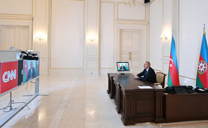 CNN International TV channel’s “The Connect World” program broadcast interview with President Ilham Aliyev 