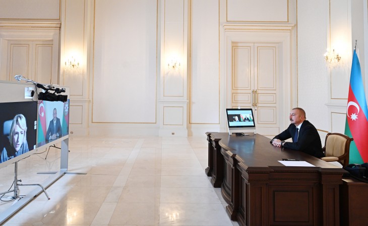 Sky News TV channel broadcast interview with President Ilham Aliyev