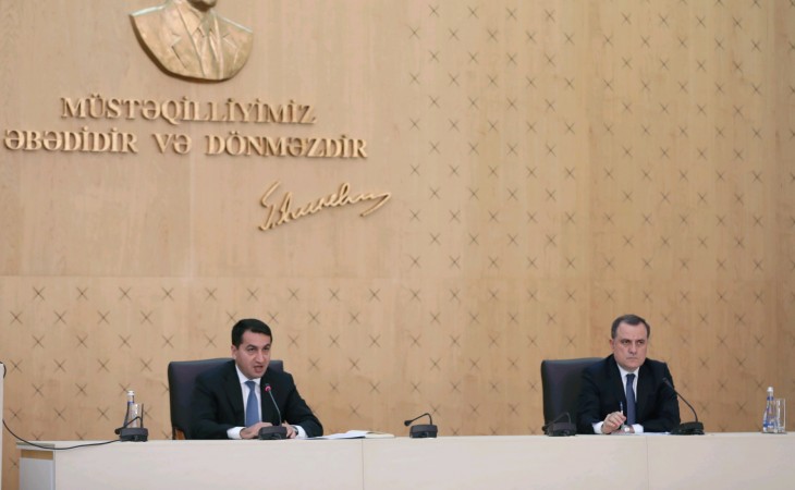 Hikmət Hacıyev: Ermənistanın danışıqlar prosesinin formatını dəyişdirmək cəhdləri iflasa uğradı