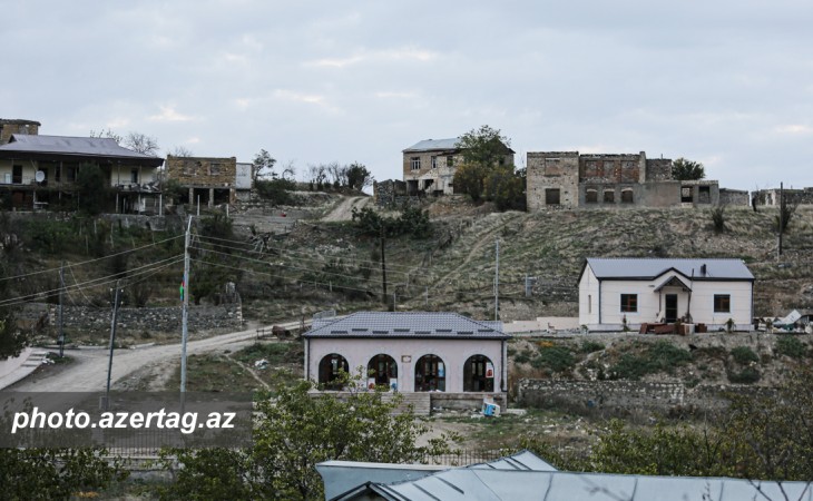 Azərbaycan Ordusunun işğaldan azad etdiyi Talış kəndindən - AZƏRTAC-ın fotoreportajı