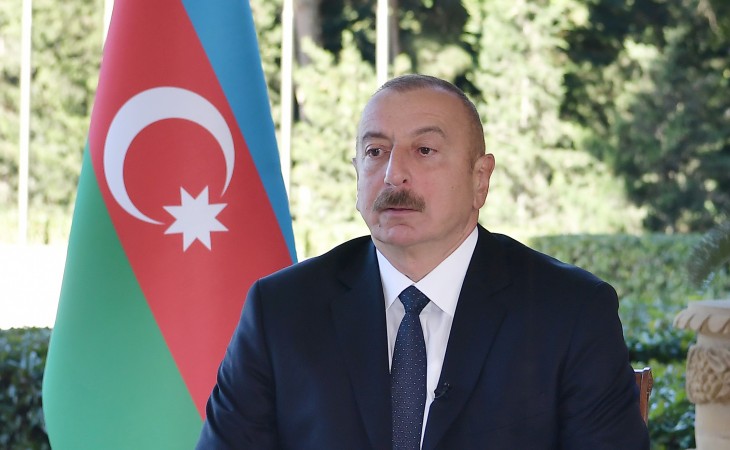 Президент Азербайджана: Без нашего разрешения ни одна страна не сможет отправить своих миротворцев на нашу землю