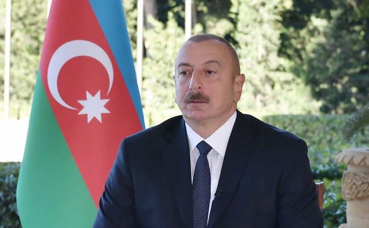 Prezident İlham Əliyev: Türkiyənin savaşda iştirakı, hansısa xarici güclərin buraya gətirilməsi tamamilə yalandır
