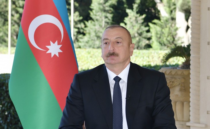 Prezident İlham Əliyev: Biz yalnız insanlarımızın və əsgərlərimizin həyatına təhlükə olan hədəfləri vururuq