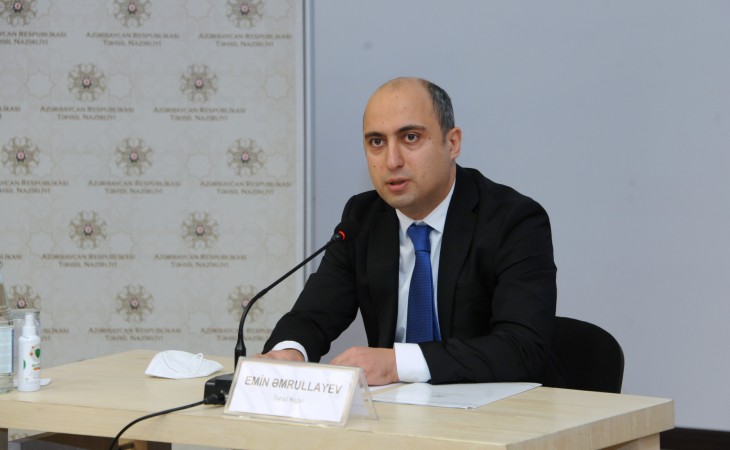 Emin Əmrullayev: Noyabrın 2-dən etibarən təhsil bu və ya digər formada yenidən bərpa olunacaq