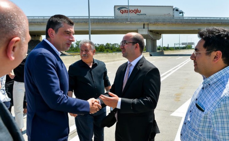 “Akkord Sənaye Tikinti İnvestisiya Korporasiyası” ASC-nin inşa etdiyi Kutaisi dairəvi avtomobil yolu istifadəyə verilib