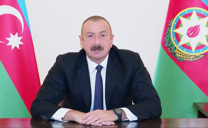 Президент Ильхам Алиев: Мы отвечаем им на поле боя, мы мстим и отомстим за этих невинных людей на поле боя