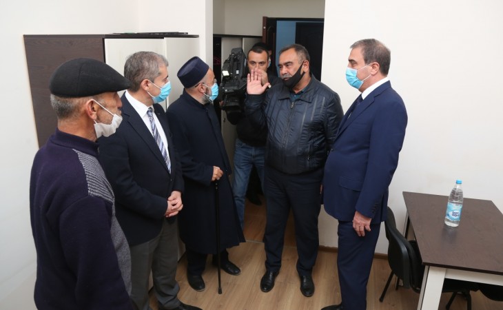 Gəncədə Ermənistan ordusunun törətdiyi terror nəticəsində zərərçəkmiş ailələrlə görüş olub