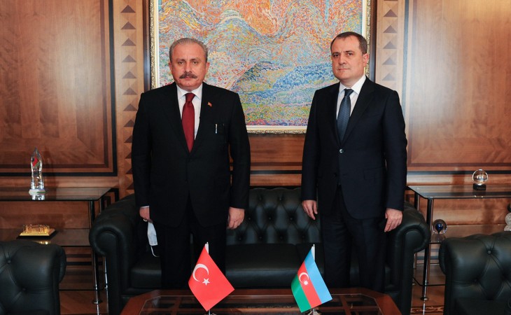 Azərbaycanın Xarici İşlər naziri TBMM-in Sədri ilə görüşüb 
