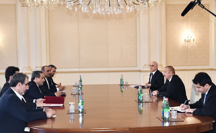 President Ilham Aliyev received delegation led by Special Envoy of Iranian President